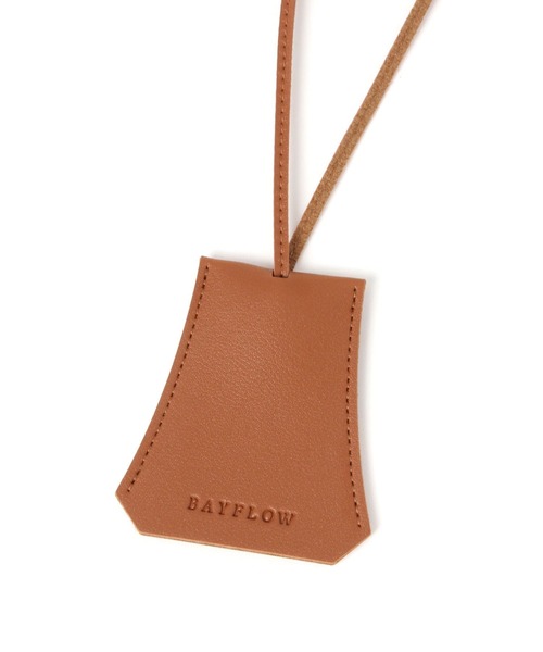 BAYFLOW（ベイフロー）の「キーリングネックレス（ネックレス・レディース・ブラック/ブラウン・FREE）」の2枚目の写真