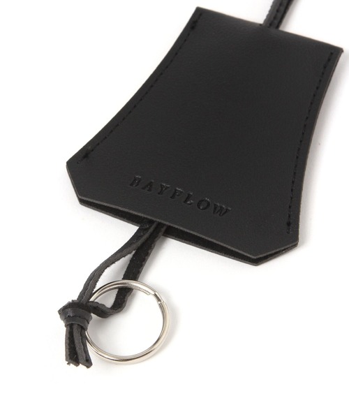 BAYFLOW（ベイフロー）の「キーリングネックレス（ネックレス・レディース・ブラック/ブラウン・FREE）」の4枚目の写真