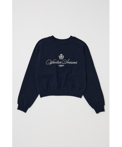MOUSSY(マウジー)の「CC EMBROIDERY プルオーバー(スウェット・レディース・ネイビー/レッド/杢グレー/ライトイエロー・FREE)」の13枚目の写真