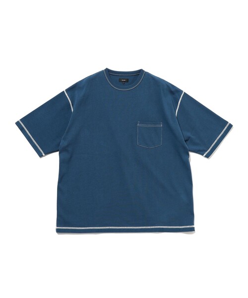 BEAMS（ビームス）の「バック ステッチTシャツ（Tシャツ/カットソー・メンズ・ブラウン系その他/グレー/ネイビー・L/M/S/XL）」の3枚目の写真