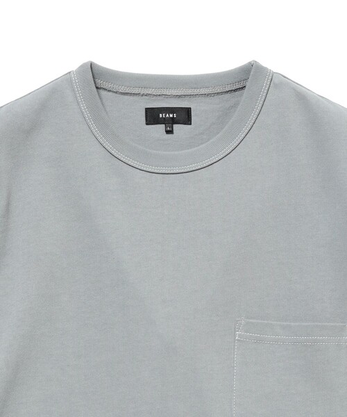 BEAMS（ビームス）の「バック ステッチTシャツ（Tシャツ/カットソー・メンズ・ブラウン系その他/グレー/ネイビー・L/M/S/XL）」の5枚目の写真