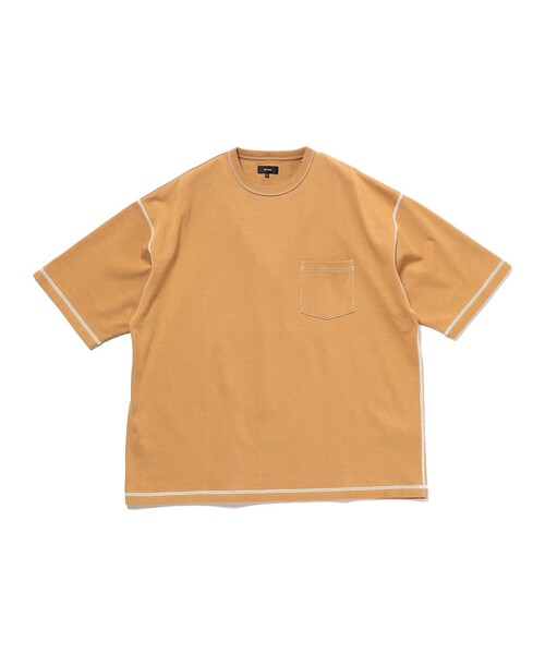 BEAMS（ビームス）の「バック ステッチTシャツ（Tシャツ/カットソー・メンズ・ブラウン系その他/グレー/ネイビー・L/M/S/XL）」の10枚目の写真