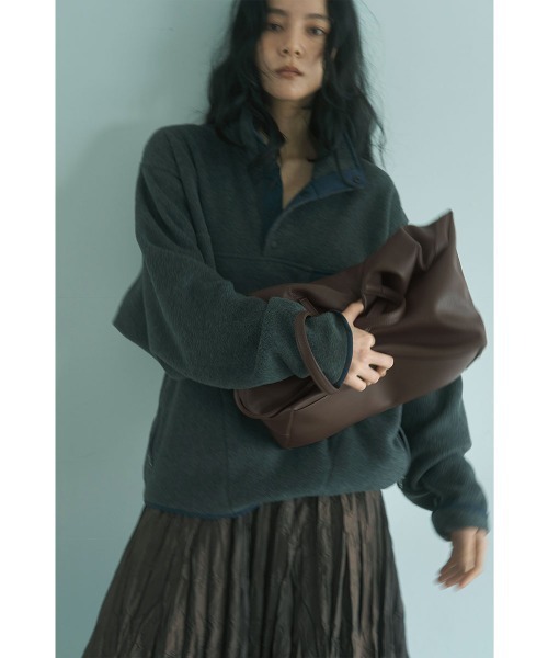 marjour(マージュール)の「MINIMAL LEATHER TOTE BAG(トートバッグ・レディース・ブラック/ブラウン/ベージュ・FREE)」の13枚目の写真