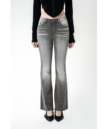 STRAIGHT CAT WASHING DENIM PANTS GRAY（デニムパンツ）｜SYNERJYN