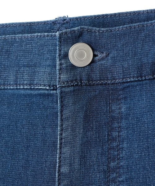 UNION STATION（ユニオンステーション）の「メッシュデニムカーブパンツ〈ストレッチ・軽量・ハンドウォッシャブル・通気性〉（デニムパンツ・メンズ・ネイビー/ブラック・L/M/S）」の4枚目の写真