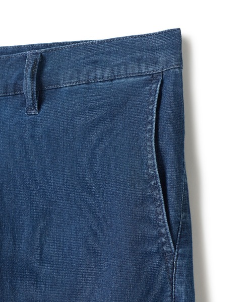 UNION STATION（ユニオンステーション）の「メッシュデニムカーブパンツ〈ストレッチ・軽量・ハンドウォッシャブル・通気性〉（デニムパンツ・メンズ・ネイビー/ブラック・L/M/S）」の7枚目の写真