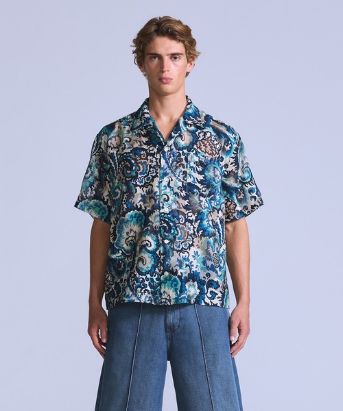 Levi's(リーバイス)の「Levi's/リーバイス BLUETAB(TM) ショートスリーブ キャンプシャツ(シャツ/ブラウス・メンズ・ブルー・XL/L/M/S)」の1枚目の写真