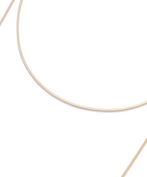 NATURAL BEAUTY BASIC（ナチュラルビューティーベーシック）の「ヴァリアススネーク2wayネックレス（ネックレス・レディース・シルバー/ゴールド・ﾌﾘ-）」の8枚目の写真