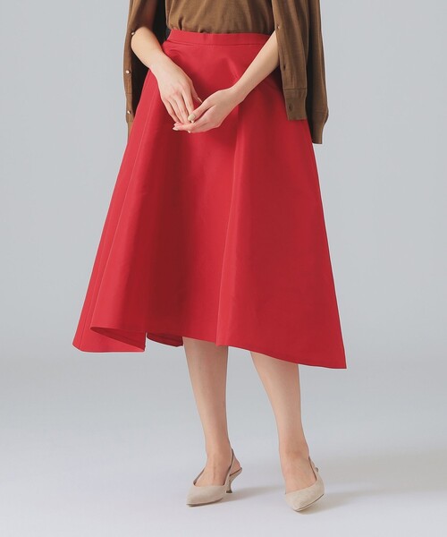 EFFE BEAMS（エッフェビームス）の「タフタ スカート（スカート・レディース・レッド/ネイビー・36/38）」の6枚目の写真