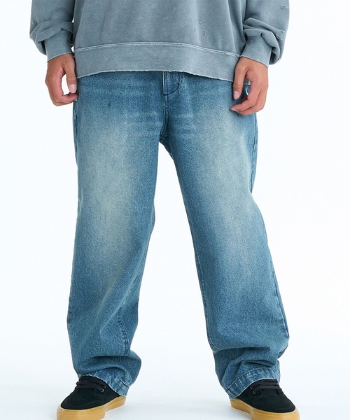 ELEMENT（エレメント）の「ELEMENT/エレメント SHOD PANTS HAMMER ロンパン BG021706（その他パンツ・メンズ・ケミカルウォッシュ/スカイブルー/スミクロ・M/XL/L）」の8枚目の写真