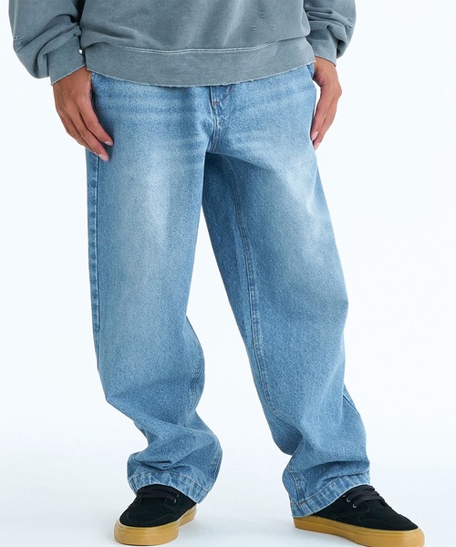 ELEMENT（エレメント）の「ELEMENT/エレメント SHOD PANTS HAMMER ロンパン BG021706（その他パンツ・メンズ・ケミカルウォッシュ/スカイブルー/スミクロ・M/XL/L）」の6枚目の写真