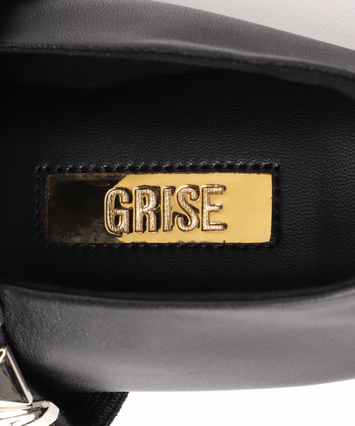 GRISE（グリーズ）の「《追加2》GRISEレザーEDGEスタッズベルトメリージェーン（その他シューズ・レディース・ブラック・23.5cm/23cm/22.5cm/22cm/25cm/24.5cm/24cm）」の4枚目の写真