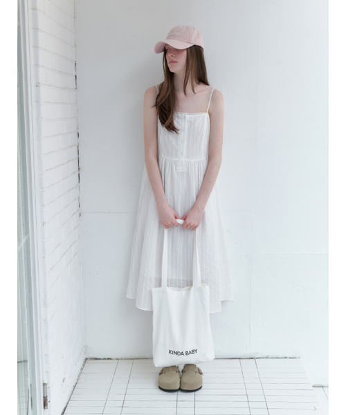KINDABABY(カインダベイビー)の「kinda day bag - off white(エコバッグ/サブバッグ・レディース・オフホワイト・FREE)」の4枚目の写真