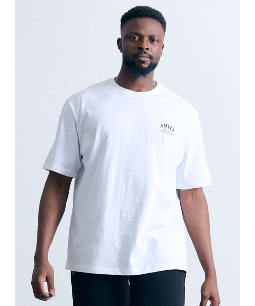 AIRIT(アイリット)の「スローガンアーチロゴTシャツ AM1175 WH(Tシャツ/カットソー・メンズ・ホワイト・FREE)」の2枚目の写真