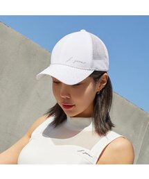 J.JANE（ジェイジェーン）の「パールメッシュボールキャップ (ホワイト)（キャップ）」
