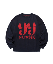 99 PUNK KNIT_NAVY(IK2EFMK601A)