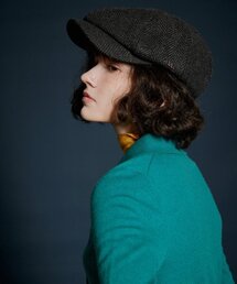 NEU GOLF（エヌイーユーゴルフ）の「NEWSBOY HAT - BLACK（ハンチング/ベレー帽）」