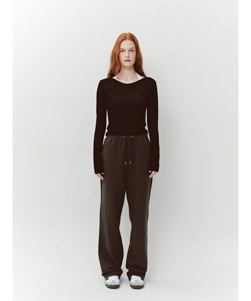 ASURA(アスラ)の「AS BASIC SWEATPANTS (CHARCOAL)(スウェットパンツ・レディース・その他・ONE SIZE)」の1枚目の写真