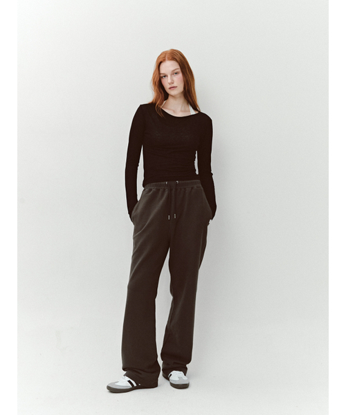 ASURA(アスラ)の「AS BASIC SWEATPANTS (CHARCOAL)(スウェットパンツ・レディース・その他・ONE SIZE)」の3枚目の写真