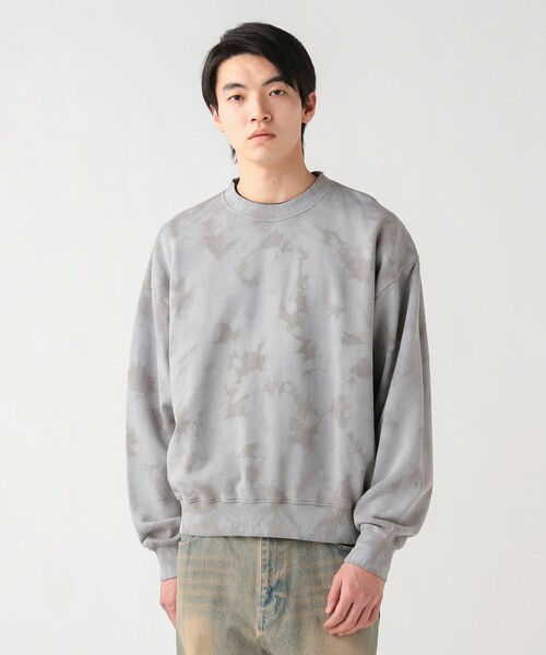 BEAMS HEART(ビームスハート)の「【5/21値下げ】マーブルスウェット(ユニセックス)(スウェット・メンズ・グレー/ベージュ・MEDIUM/LARGE/SMALL)」の5枚目の写真