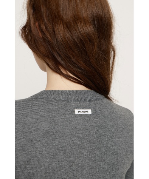 SLY（スライ）の「MICHIXSLY BUTTON CD ミチスライボタンカーディガン 冬服 春服（カーディガン/ボレロ・レディース・杢グレー/ブラック/ライトブルー・FREE）」の7枚目の写真