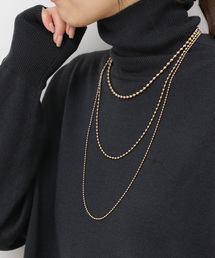 JOURNAL STANDARD relume | 《追加》［26SS新作］RELUME ボールチェーン3本セットネックレス(ネックレス)