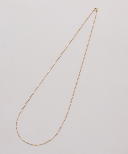 JOURNAL STANDARD relume（ジャーナルスタンダード　レリューム）の「《追加》［26SS新作］RELUME ボールチェーン3本セットネックレス（ネックレス・レディース・シルバー/ゴールド・FREE）」の10枚目の写真