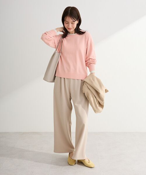 Green Parks(グリーンパークス)の「軽量トートバッグ(トートバッグ・レディース・グレイッシュベージュ/ブラック・FREE)」の12枚目の写真