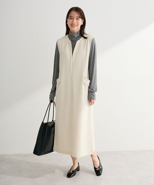 Green Parks(グリーンパークス)の「軽量トートバッグ(トートバッグ・レディース・グレイッシュベージュ/ブラック・FREE)」の13枚目の写真