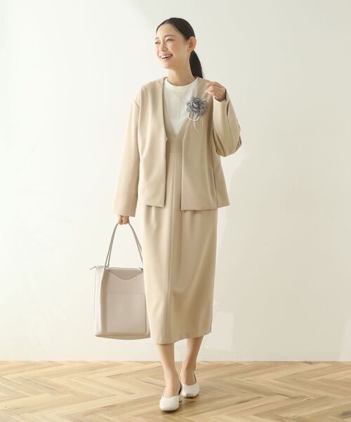 Green Parks(グリーンパークス)の「軽量トートバッグ(トートバッグ・レディース・グレイッシュベージュ/ブラック・FREE)」の14枚目の写真