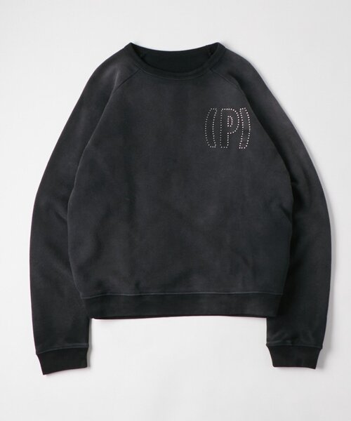 WHO'S WHO gallery(フーズフーギャラリー)の「KOOKY'N RHINESTONE LOGO CREW SWEATSHIRT(スウェット・メンズ・ホワイト/ネイビー/チャコールグレー・MEDIUM/SMALL)」の2枚目の写真