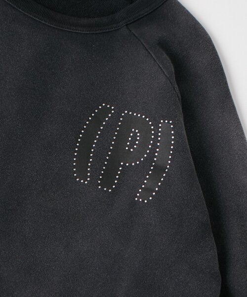 WHO'S WHO gallery(フーズフーギャラリー)の「KOOKY'N RHINESTONE LOGO CREW SWEATSHIRT(スウェット・メンズ・ホワイト/ネイビー/チャコールグレー・MEDIUM/SMALL)」の12枚目の写真