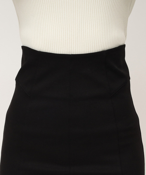 ROYAL PARTY(ロイヤルパーティー)の「ガムストレッチタイトスカート’26s(スカート・レディース・ブラック/ベージュ・MEDIUM/SMALL)」の10枚目の写真