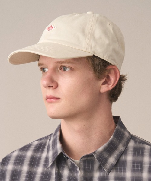 DANTON(ダントン)の「Chino Cloth 6-Panel Cap(キャップ・レディース・ベージュ/ブラック/アイボリー/ネイビー/チャコール・F)」の2枚目の写真
