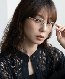 VitaFelice | スリムフレーム UVカットサングラス リムレスメガネ 眼鏡 リムレスサングラス(サングラス)