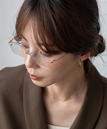 VitaFelice | スリムフレーム UVカットサングラス リムレスメガネ 眼鏡 リムレスサングラス(サングラス)