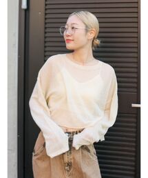 Ungrid | シアーショートニット(ニット/セーター)