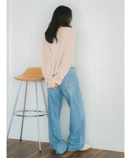 Ungrid（アングリッド）の「シアーショートニット（ニット/セーター・レディース・オフホワイト/パープル/イエロー/オレンジ・FREE）」の11枚目の写真