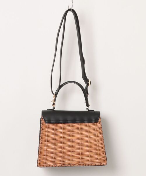 The Bagmati(ザバグマティ)の「【The Bagmati/ザバグマティ】かごバッグ ショルダーバッグ(かごバッグ・レディース・ベージュ×ブラック・FREE)」の2枚目の写真