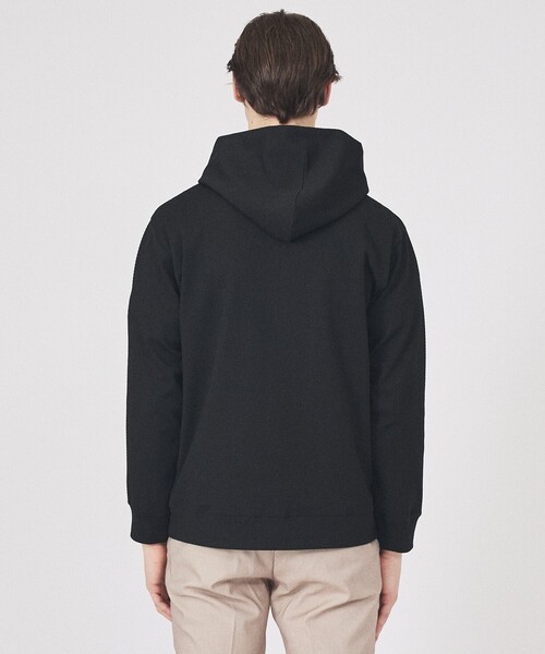 ABAHOUSE GRAY（アバハウスグレイ）の「ヘリンボーン ジャガード ジップパーカー（パーカー・メンズ・グレイッシュブルー/ホワイト/グレイッシュベージュ/ブラック・48/46）」の7枚目の写真