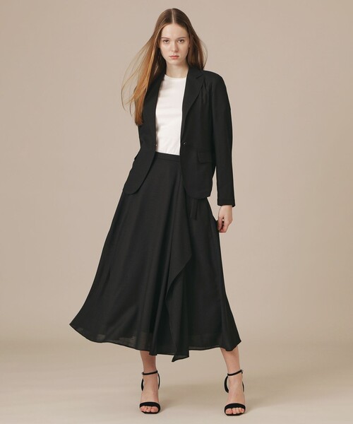 MACKINTOSH LONDON(マッキントッシュ ロンドン)の「ポリエステルウールビエラジャケット(テーラードジャケット・レディース・ベージュ/ブラック・40/38)」の3枚目の写真