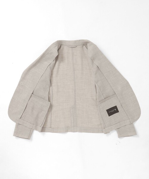 MACKINTOSH LONDON(マッキントッシュ ロンドン)の「ポリエステルウールビエラジャケット(テーラードジャケット・レディース・ベージュ/ブラック・40/38)」の12枚目の写真