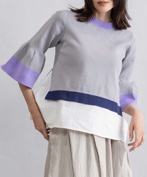 MARECHAL TERRE（マルシャルテル）の「ベルスリーブドッキングニット（ニット/セーター）」