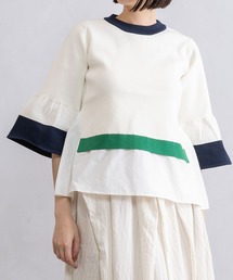 MARECHAL TERRE（マルシャルテル）の「ベルスリーブドッキングニット（ニット/セーター）」