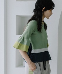 MARECHAL TERRE（マルシャルテル）の「ベルスリーブドッキングニット（ニット/セーター）」