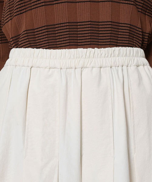 BABYLONE（バビロン）の「【多機能素材】ナイロンタフタスカート（スカート・レディース・ホワイト/ベージュ・フリー）」の8枚目の写真