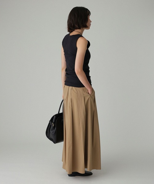 BABYLONE（バビロン）の「【多機能素材】ナイロンタフタスカート（スカート・レディース・ホワイト/ベージュ・フリー）」の19枚目の写真