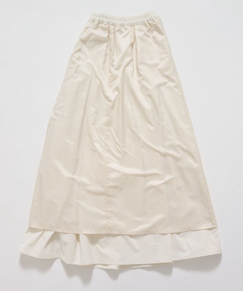 BABYLONE（バビロン）の「【多機能素材】ナイロンタフタスカート（スカート・レディース・ホワイト/ベージュ・フリー）」の12枚目の写真