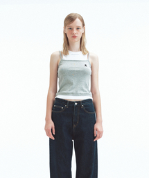 LAYERED SLEEVELESS - GREY