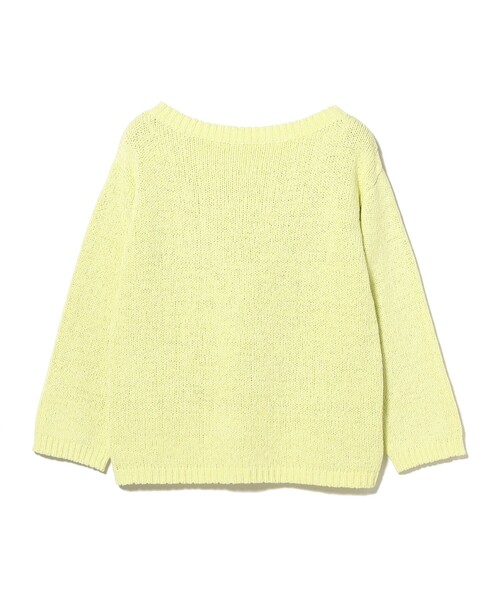 Demi-Luxe BEAMS（デミルクス ビームス）の「コットン ローゲージ ロングスリーブ プルオーバー（ニット/セーター・レディース・イエロー系その他2/ホワイト・ONE SIZE）」の14枚目の写真